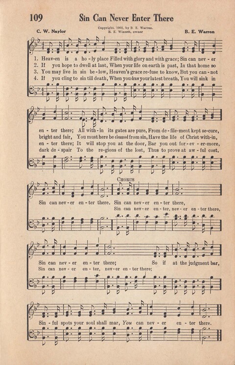 Melodies of Zion: A Compilation of Hymns and Songs, Old and New, Intended for All Kinds of Religious Service page 108