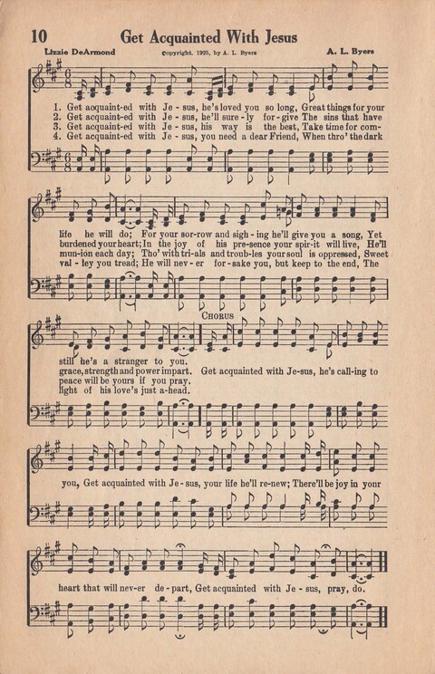 Melodies of Zion: A Compilation of Hymns and Songs, Old and New, Intended for All Kinds of Religious Service page 11