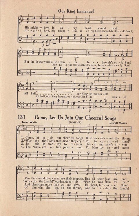 Melodies of Zion: A Compilation of Hymns and Songs, Old and New, Intended for All Kinds of Religious Service page 130