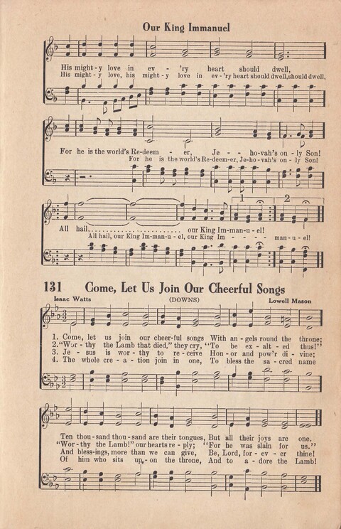 Melodies of Zion: A Compilation of Hymns and Songs, Old and New, Intended for All Kinds of Religious Service page 130