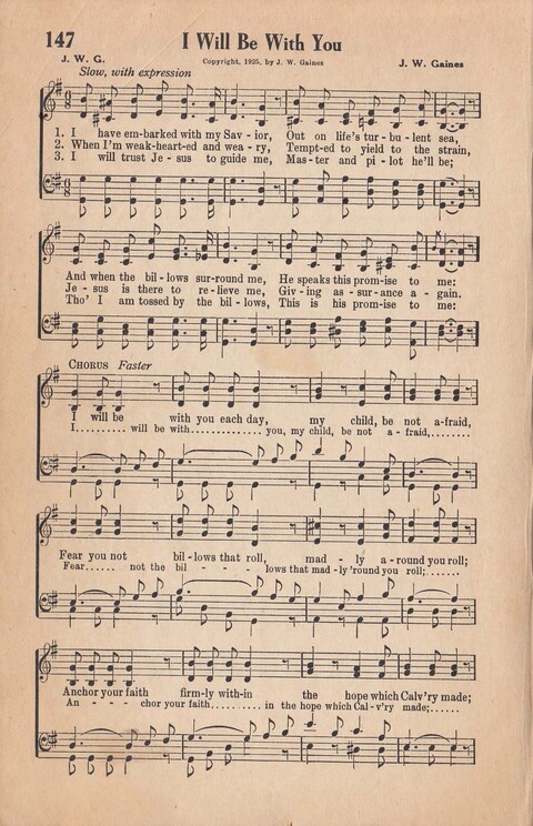 Melodies of Zion: A Compilation of Hymns and Songs, Old and New, Intended for All Kinds of Religious Service page 147
