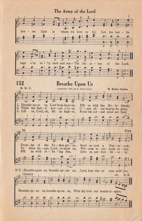 Melodies of Zion: A Compilation of Hymns and Songs, Old and New, Intended for All Kinds of Religious Service page 152