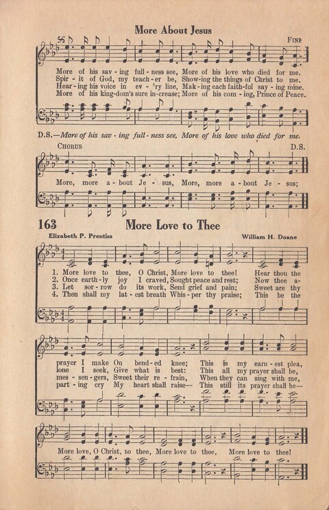 Melodies of Zion: A Compilation of Hymns and Songs, Old and New, Intended for All Kinds of Religious Service page 162