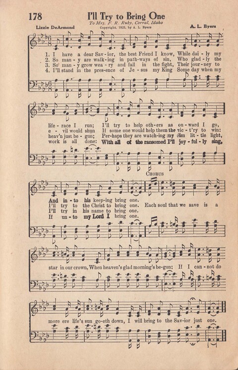 Melodies of Zion: A Compilation of Hymns and Songs, Old and New, Intended for All Kinds of Religious Service page 176