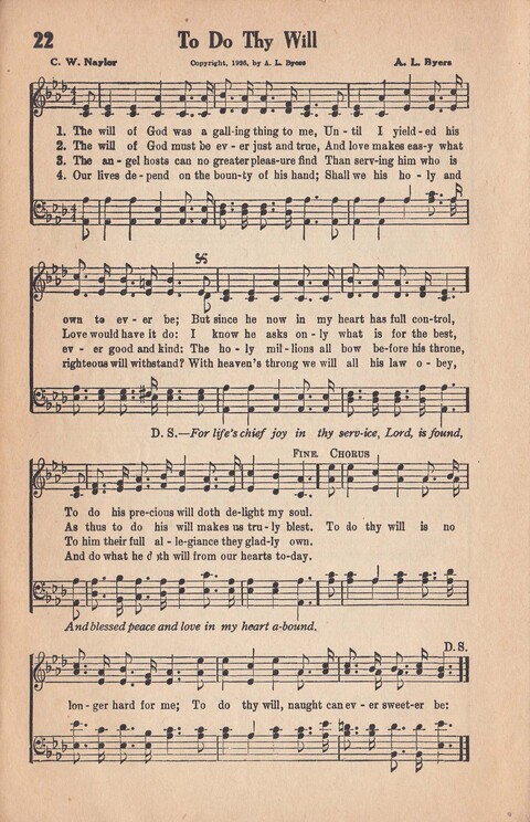 Melodies of Zion: A Compilation of Hymns and Songs, Old and New, Intended for All Kinds of Religious Service page 23