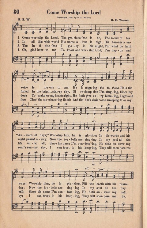 Melodies of Zion: A Compilation of Hymns and Songs, Old and New, Intended for All Kinds of Religious Service page 31