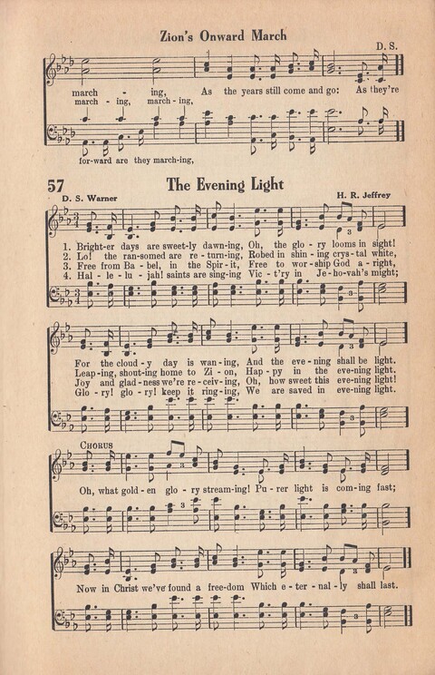 Melodies of Zion: A Compilation of Hymns and Songs, Old and New, Intended for All Kinds of Religious Service page 58