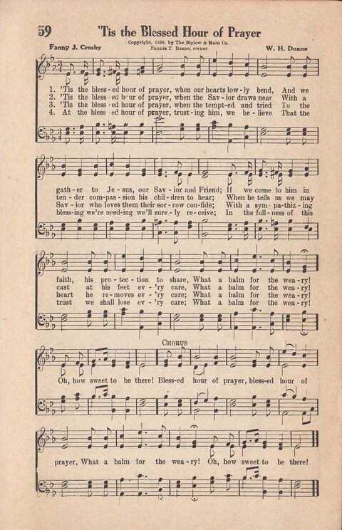 Melodies of Zion: A Compilation of Hymns and Songs, Old and New, Intended for All Kinds of Religious Service page 60