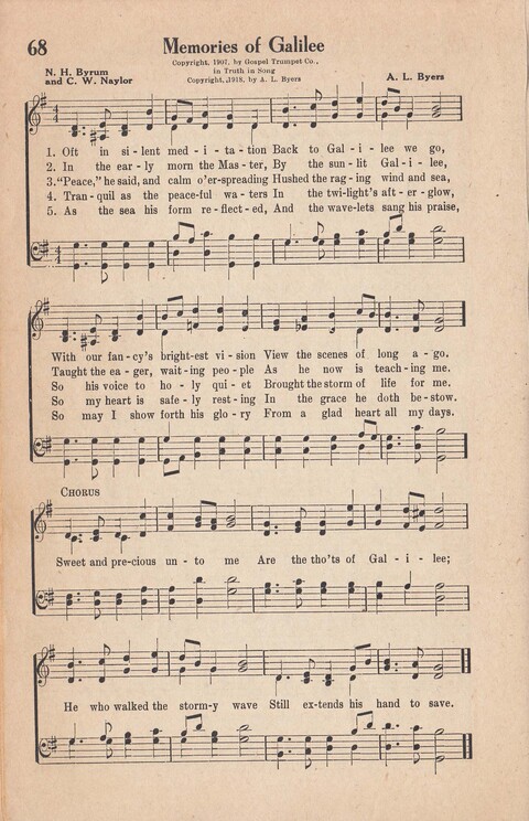 Melodies of Zion: A Compilation of Hymns and Songs, Old and New, Intended for All Kinds of Religious Service page 69