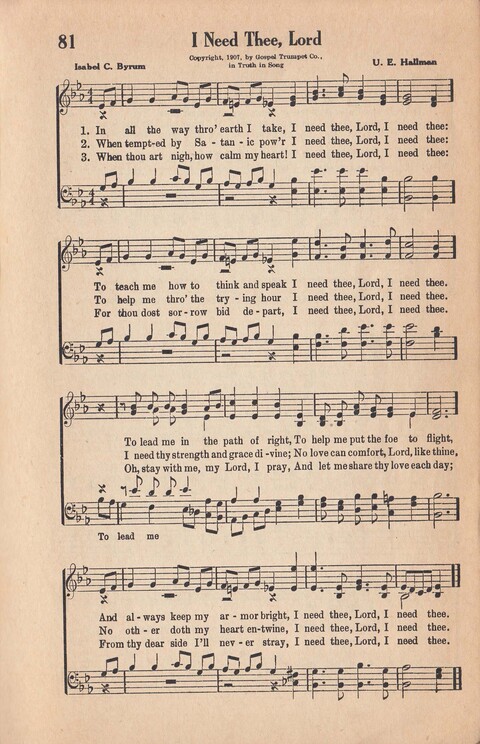 Melodies of Zion: A Compilation of Hymns and Songs, Old and New, Intended for All Kinds of Religious Service page 80