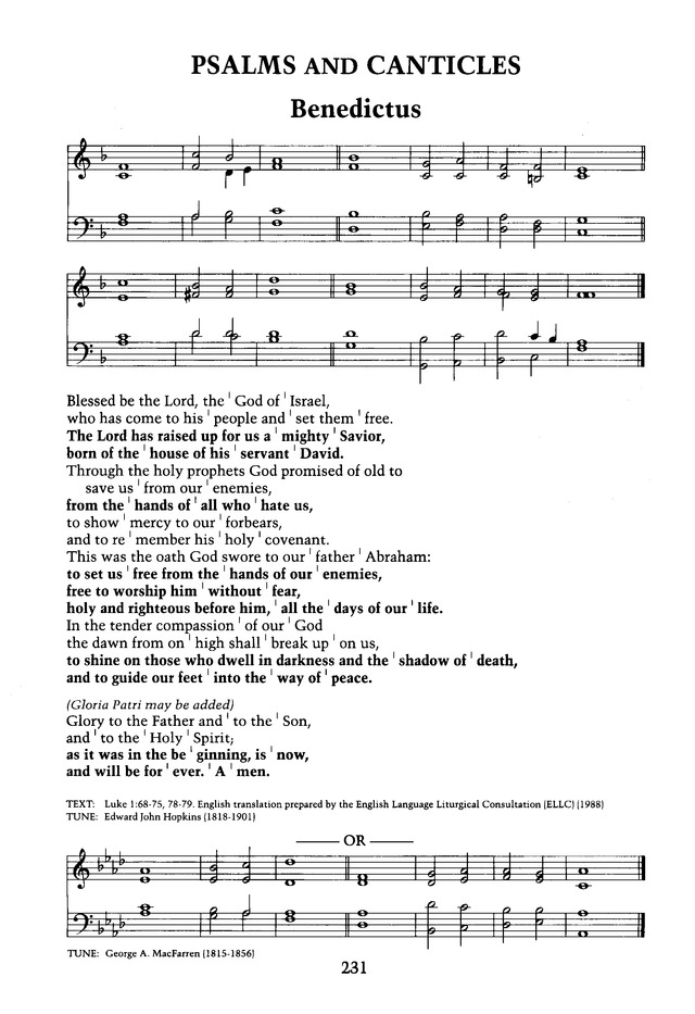 Canticle Of Zechariah Luke 168 79