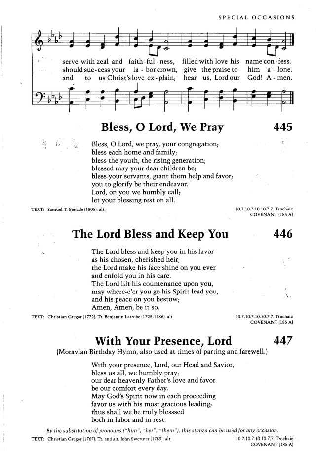 Moravian Book of Worship page 465