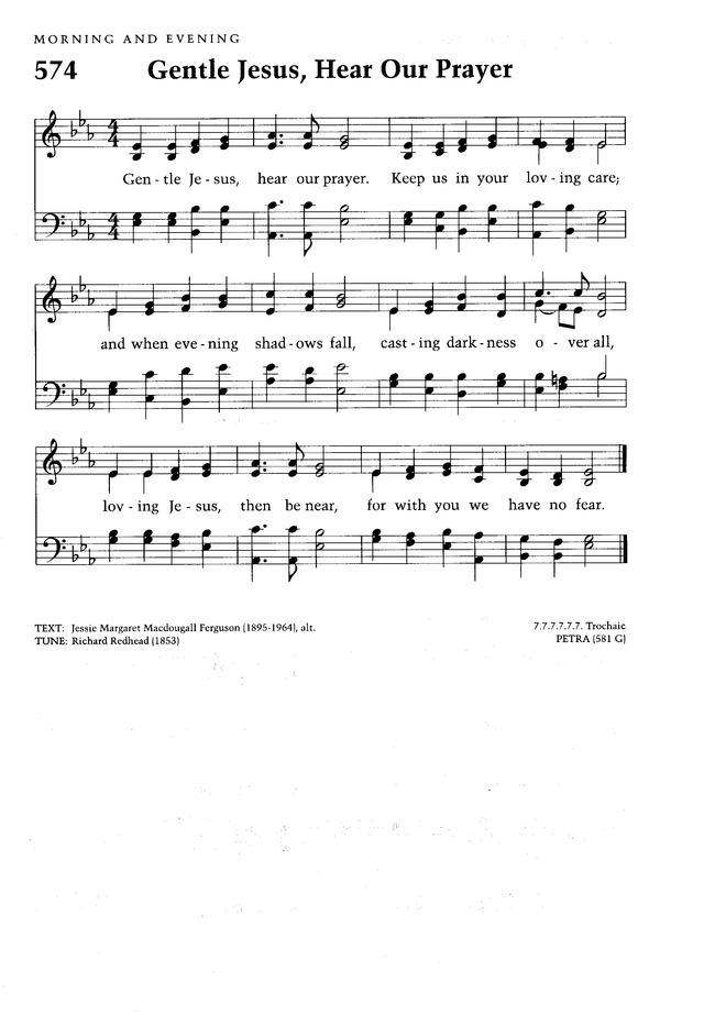 Gentle Jesus Hear Our Prayer Hymnary Org