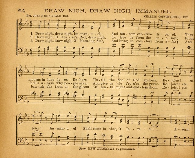 The New Alleluia: a collection of hymns and tunes for the Church School, and the mid-week meeting page 69