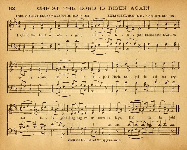 The New Alleluia: a collection of hymns and tunes for the Church School, and the mid-week meeting page 87