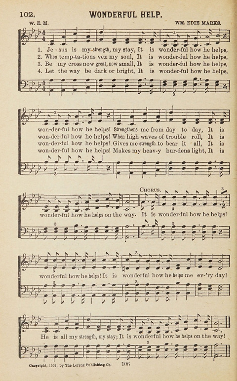 New Anti-Saloon Songs: A Collection of Temperance and Moral Reform Songs Prepared at the Request of The National Anti-Saloon League page 104