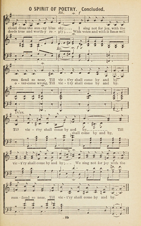 New Anti-Saloon Songs: A Collection of Temperance and Moral Reform Songs Prepared at the Request of The National Anti-Saloon League page 73