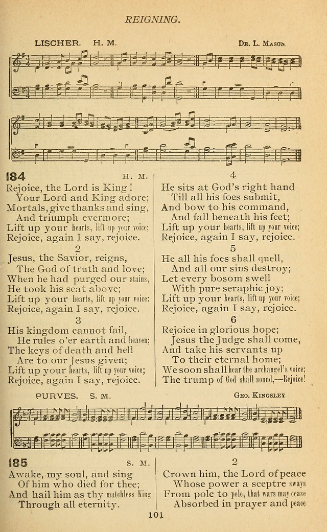 The National Baptist Hymnal Arranged For Use In Churches Sunday Schools And Young People S Socieities 5th Ed Rev Page 101 Hymnary Org