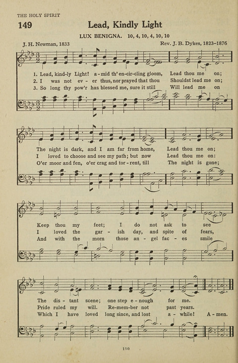 New Baptist Hymnal: containing standard and Gospel hymns and responsive readings page 110