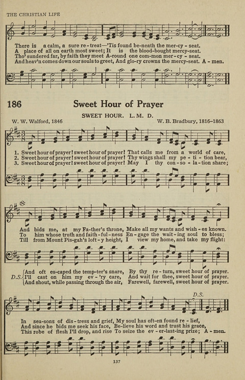 New Baptist Hymnal: containing standard and Gospel hymns and responsive readings page 137