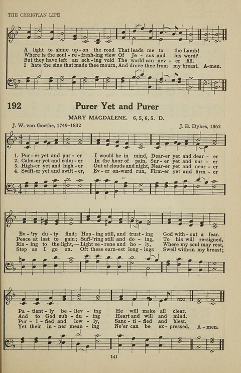 New Baptist Hymnal: containing standard and Gospel hymns and responsive readings page 141