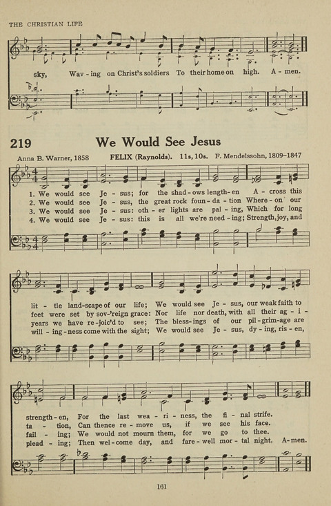 New Baptist Hymnal: containing standard and Gospel hymns and responsive readings page 161