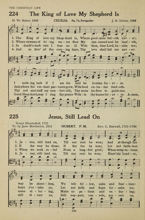 New Baptist Hymnal: containing standard and Gospel hymns and responsive readings page 166