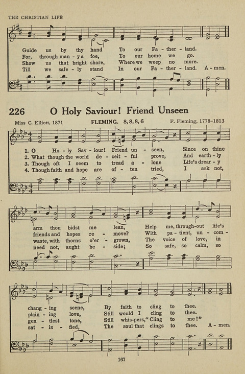 New Baptist Hymnal: containing standard and Gospel hymns and responsive readings page 167