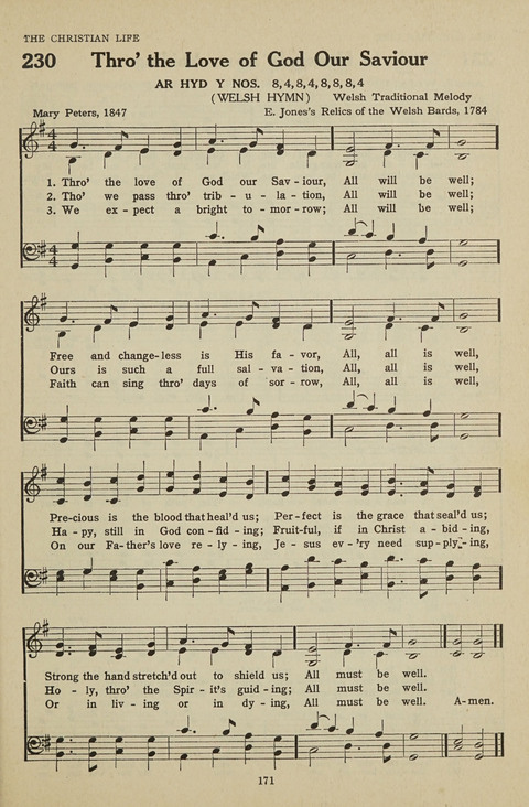 New Baptist Hymnal: containing standard and Gospel hymns and responsive readings page 171