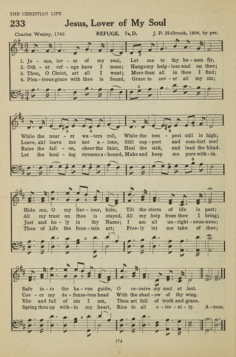 New Baptist Hymnal: containing standard and Gospel hymns and responsive readings page 174