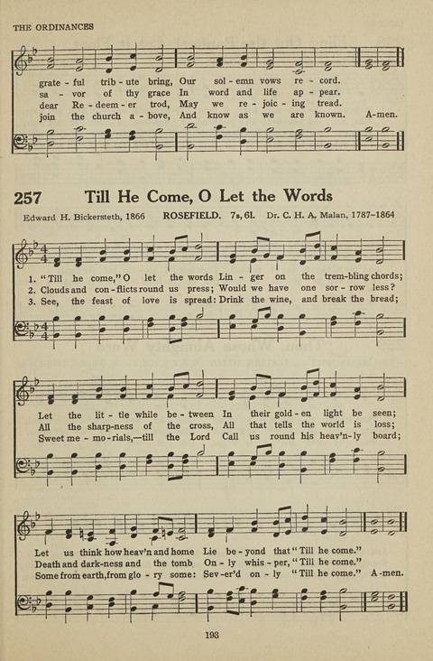 New Baptist Hymnal: containing standard and Gospel hymns and responsive readings page 193