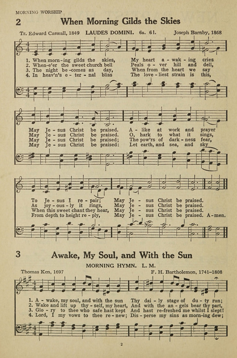 New Baptist Hymnal: containing standard and Gospel hymns and responsive readings page 2