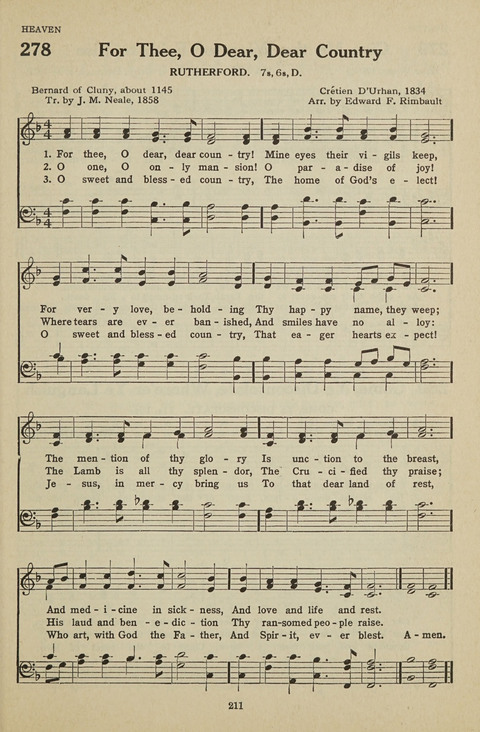 New Baptist Hymnal: containing standard and Gospel hymns and responsive readings page 211