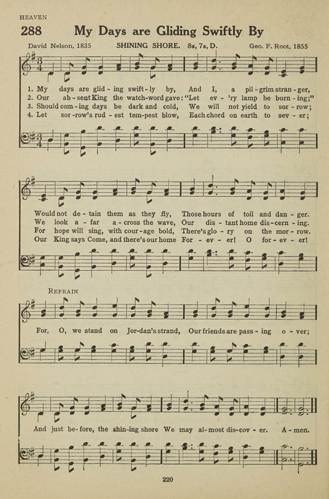 New Baptist Hymnal: containing standard and Gospel hymns and responsive readings page 220