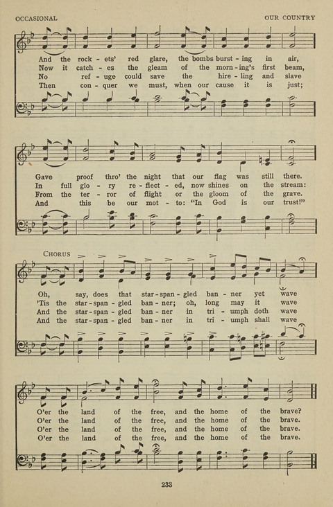 New Baptist Hymnal: containing standard and Gospel hymns and responsive readings page 233