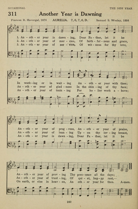 New Baptist Hymnal: containing standard and Gospel hymns and responsive readings page 240