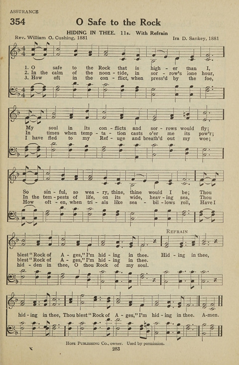 New Baptist Hymnal: containing standard and Gospel hymns and responsive readings page 283