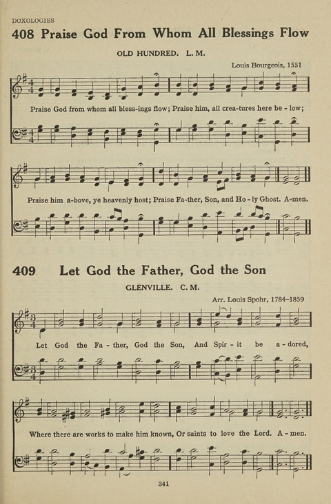 New Baptist Hymnal: containing standard and Gospel hymns and responsive readings page 341