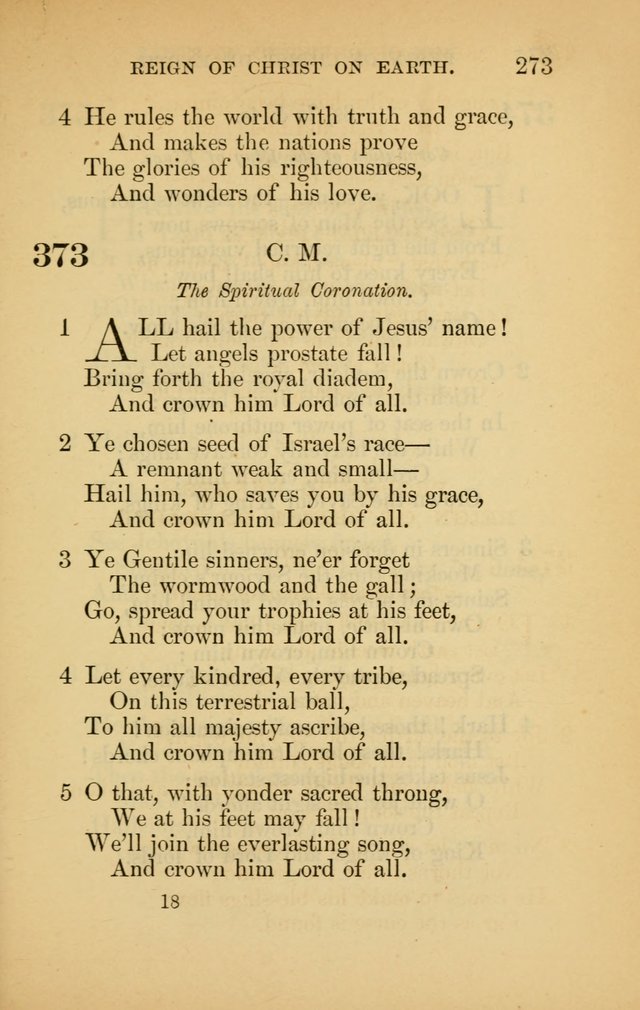 The New Baptist Psalmist and Tune Book: for churches and Sunday-schools page 273
