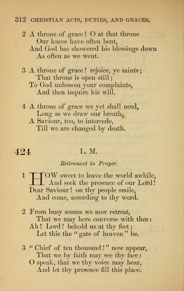 The New Baptist Psalmist and Tune Book: for churches and Sunday-schools page 312