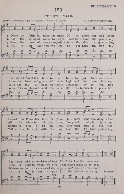 The New Baptist Praise Book: or hymns of the centuries page 111