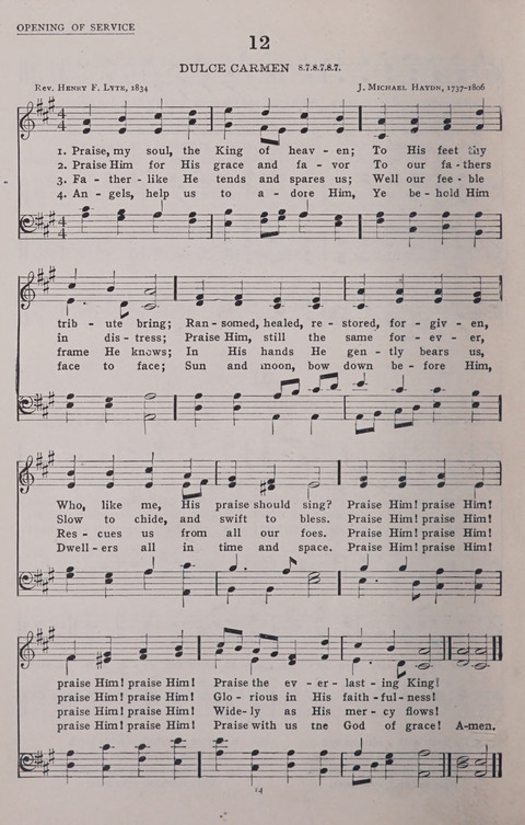 The New Baptist Praise Book: or hymns of the centuries page 14