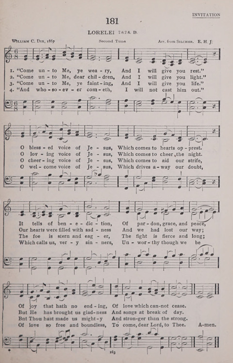 The New Baptist Praise Book: or hymns of the centuries page 163