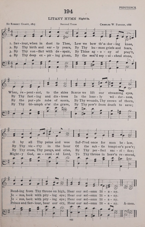 The New Baptist Praise Book: or hymns of the centuries page 175
