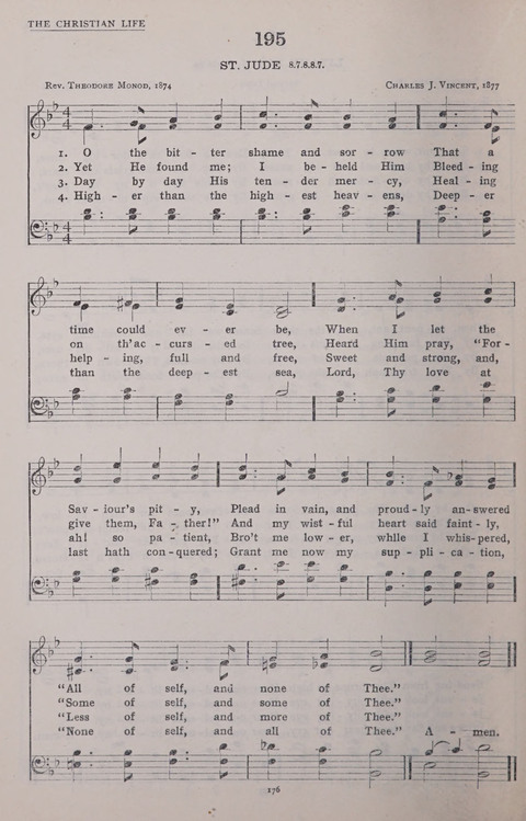 The New Baptist Praise Book: or hymns of the centuries page 176