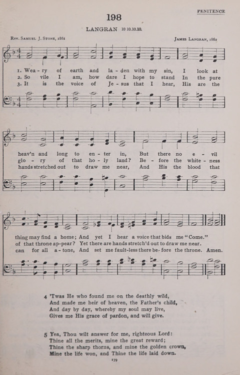 The New Baptist Praise Book: or hymns of the centuries page 179