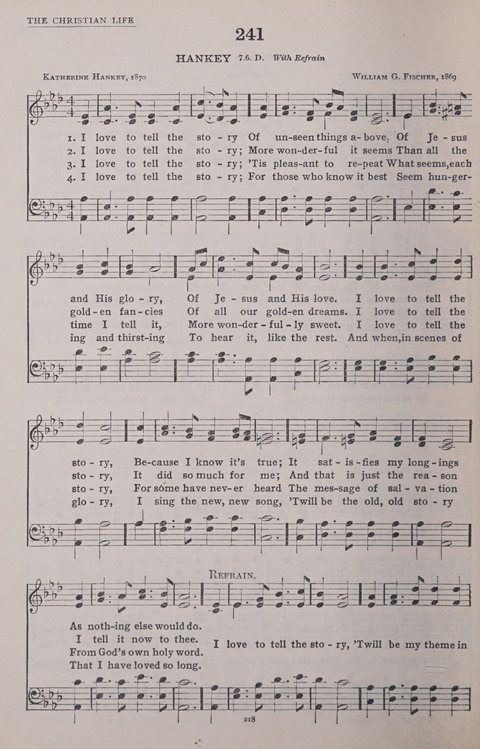 The New Baptist Praise Book: or hymns of the centuries page 218