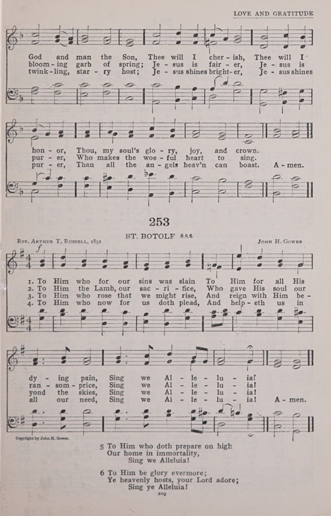 The New Baptist Praise Book: or hymns of the centuries page 229