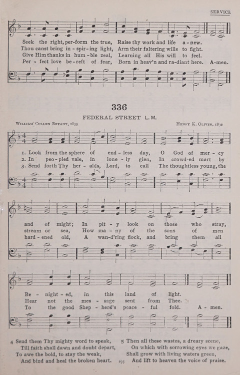 The New Baptist Praise Book: or hymns of the centuries page 295