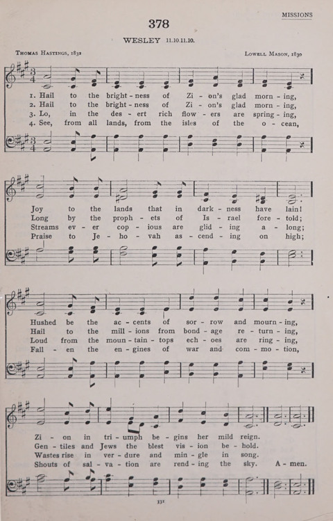 The New Baptist Praise Book: or hymns of the centuries page 331